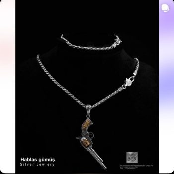 سلسلة بدلاية فضة – كود 515